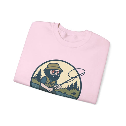 Grateful Dead - Fly Fishin' Jerry | Life is dead. Crewneck Sweatshirt - StealieShop